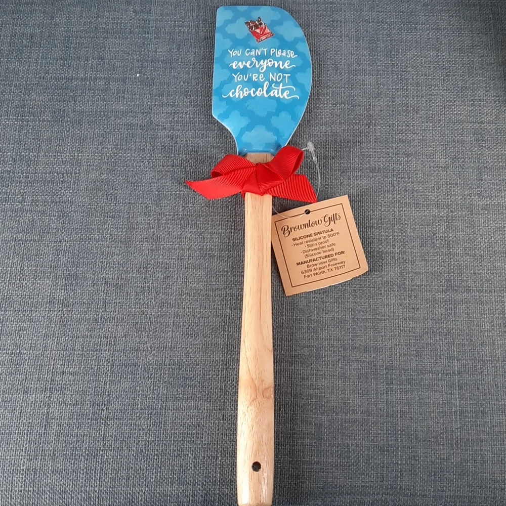 Silicone Spatula Funny Not Chocolate Heat Resistant Dishwasher Safe Gift